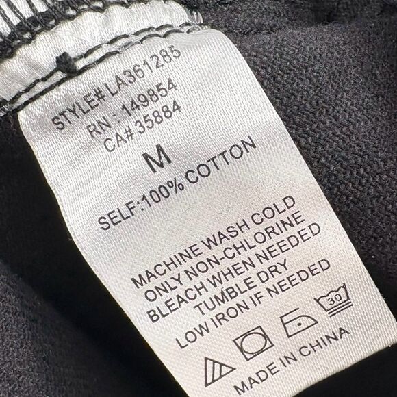 Anthropologie Sage the Label Distressed Denim Mini Skirt in Black Size M NWT - Picture 3 of 4